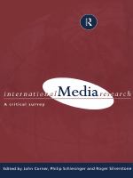 International media research a critical survey /