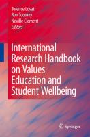 International research handbook on values education and student wellbeing