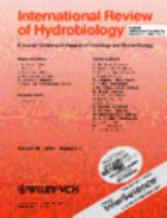 International review of hydrobiology