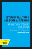 International trade and central planning : an analysis of economic interactions /