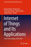Internet of Things and Its Applications Select Proceedings of ICIA 2020 /