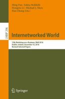 Internetworked World 15th Workshop on e-Business, WeB 2016, Dublin, Ireland, December 10, 2016, Revised Selected Papers /