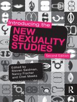 Introducing the new sexuality studies