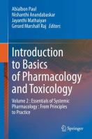 Introduction to Basics of Pharmacology and Toxicology Volume 2 : Essentials of Systemic Pharmacology : From Principles to Practice /