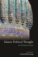 Islamic political thought an introduction /