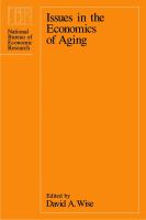 Issues in the economics of aging