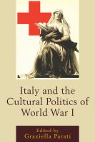 Italy and the cultural politics of World War I