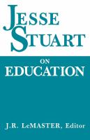 Jesse Stuart On Education.