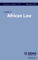 Journal of African law