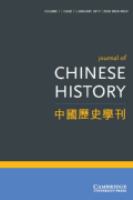 Journal of Chinese history Zhongguo li shi xue kan.