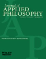 Journal of applied philosophy