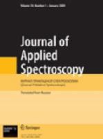 Journal of applied spectroscopy