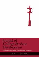 Journal of college student development