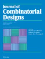 Journal of combinatorial designs