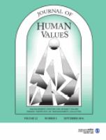 Journal of human values