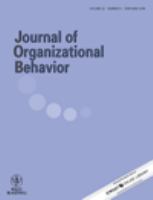 Journal of organizational behavior