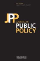 Journal of public policy