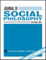 Journal of social philosophy