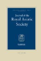 Journal of the Royal Asiatic Society of Great Britain & Ireland