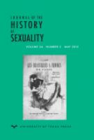 Journal of the history of sexuality