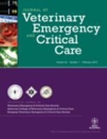 Journal of veterinary emergency and critical care