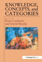 Knowledge, concepts, and categories
