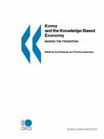 Korea and the knowledge-based economy making the transition /