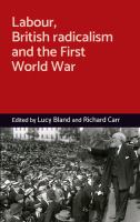 Labour, British radicalism and the First World War /