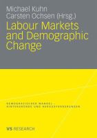 Labour markets and demographic change