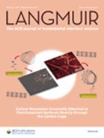 Langmuir the ACS journal of surfaces and colloids.