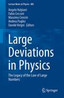 Large Deviations in Physics The Legacy of the Law of Large Numbers /