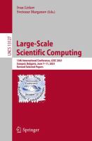 Large-Scale Scientific Computing 13th International Conference, LSSC 2021, Sozopol, Bulgaria, June 7–11, 2021, Revised Selected Papers /