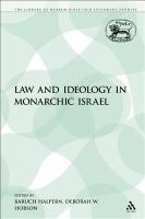 Law and ideology in monarchic Israel