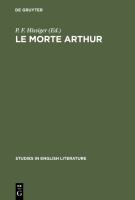 Le morte Arthur a critical edition /