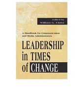 Leadership in times of change a handbook for communication and media administrators /