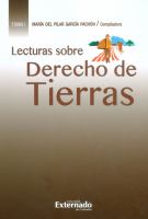 Lecturas sobre derecho de tierras.