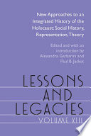 Lessons and legacies. social history, representation, theory /