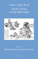 Listen, copy, read popular learning in early modern Japan /