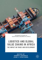 Logistics and Global Value Chains in Africa The Impact on Trade and Development /