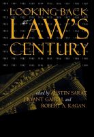 Looking back at law's century