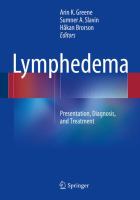 Lymphedema Presentation, Diagnosis, and Treatment /