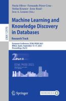 Machine Learning and Knowledge Discovery in Databases. Research Track European Conference, ECML PKDD 2021, Bilbao, Spain, September 13–17, 2021, Proceedings, Part II /