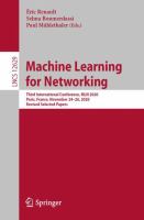 Machine Learning for Networking Third International Conference, MLN 2020, Paris, France, November 24–26, 2020, Revised Selected Papers /