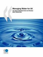 Managing water for all an OECD perspective on pricing and financing.