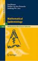 Mathematical epidemiology