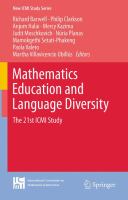 Mathematics Education and Language Diversity The 21st ICMI Study /