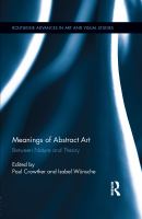 Meanings of abstract art between nature and theory /