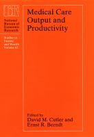 Medical care output and productivity