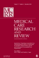 Medical care research and review MCRR.