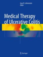 Medical therapy of ulcerative colitis